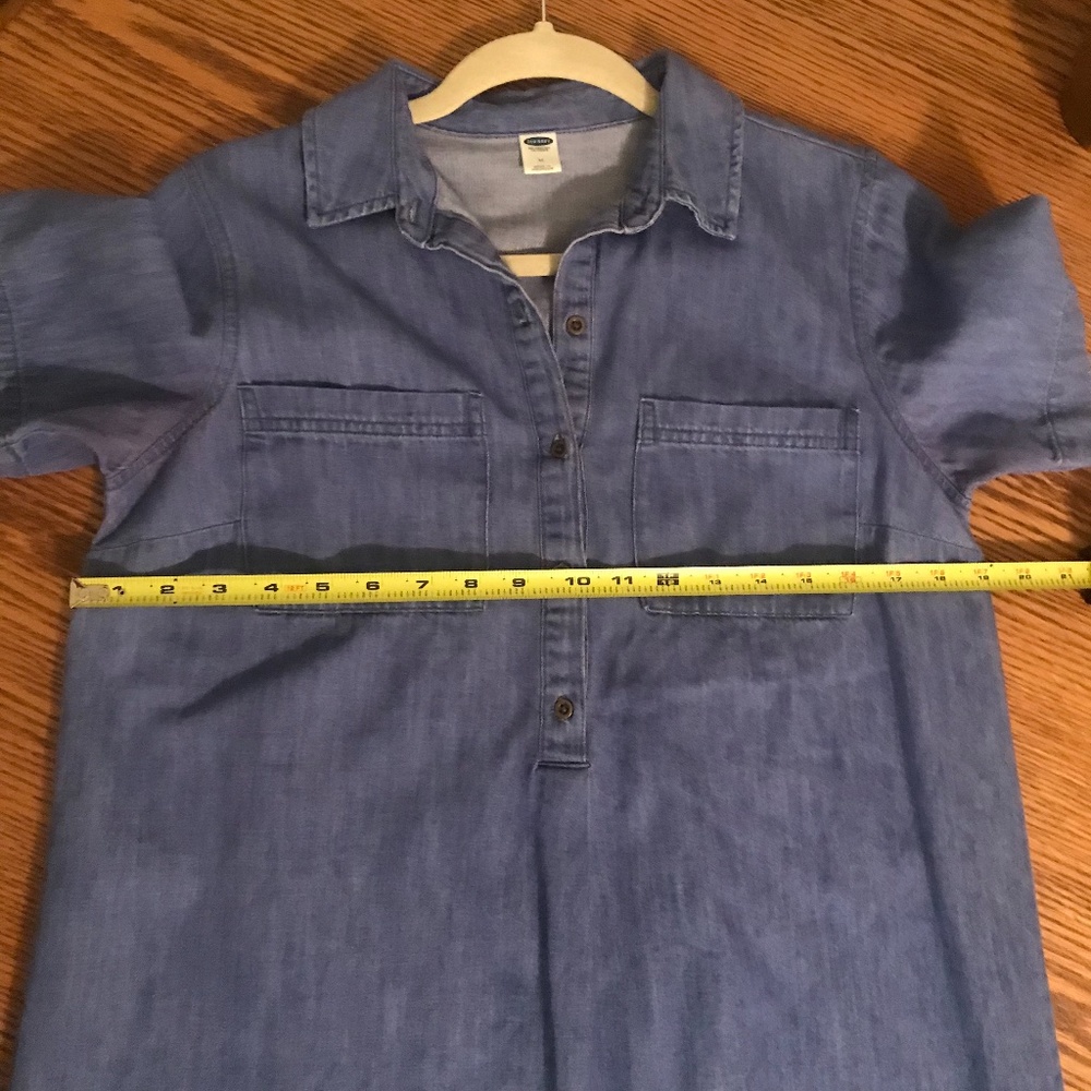 Denim Collared Dress - Picture 6 of 9